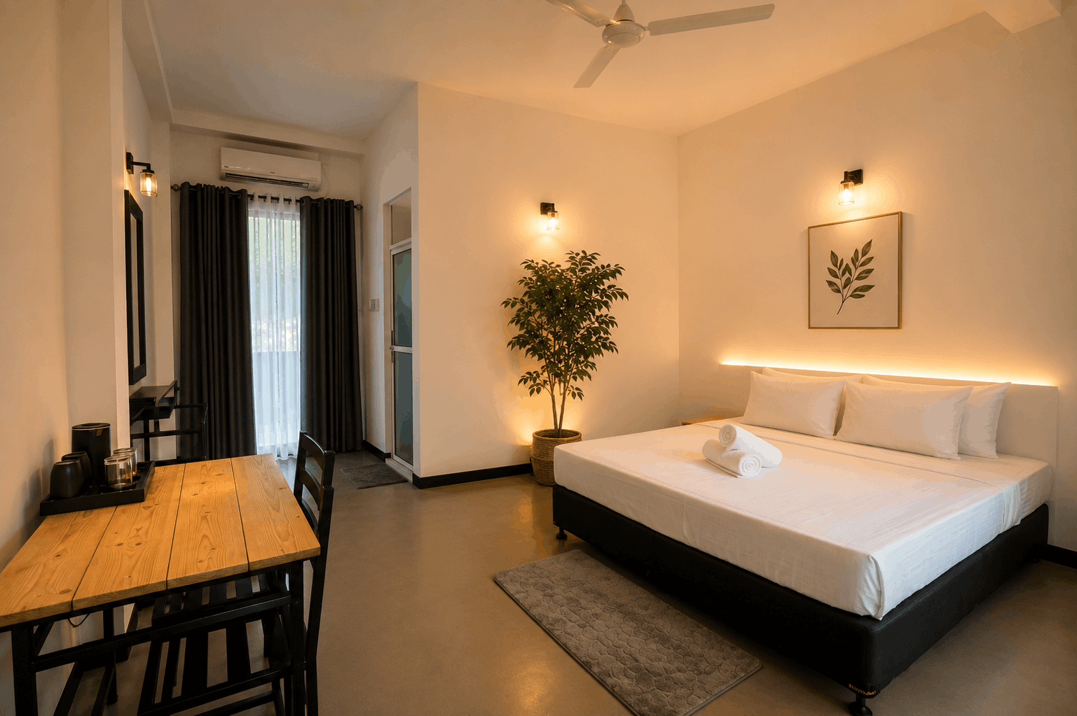 River and Garden View Studio Apartment